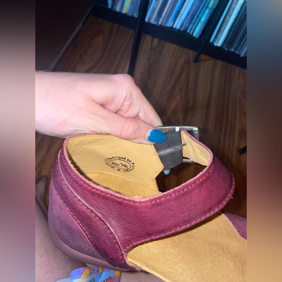 Fluevog Size 8 Sakura Sandals Purple (FITS SIZE 9) - Picture 5 of 9